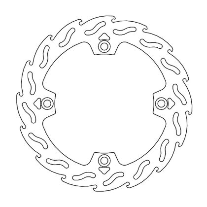 Disque de frein Wave Moto Master avant MM Flame Fixe
