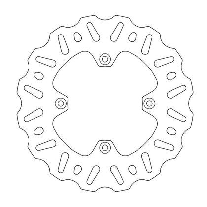 Disque de frein Wave Moto Master arrière Offroad MM Nitro