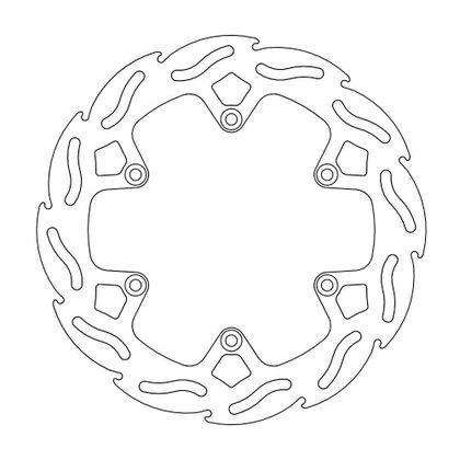 Disque de frein Wave Moto Master arrière MM Flame Fixe Zabel 220x4.4