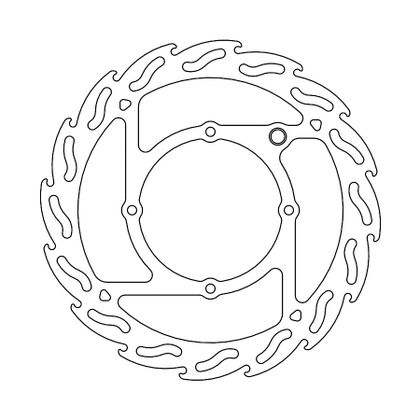 Disque de frein Wave Moto Master avant MM Flame Fixe