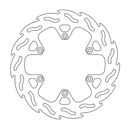 Disque de frein Wave Moto Master arrière MM Flame Fixe