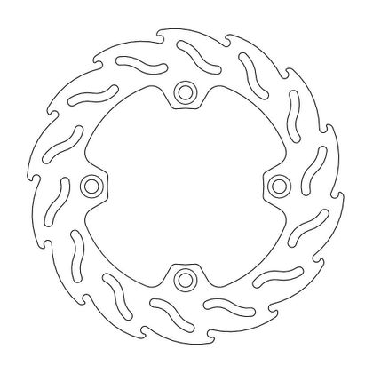 Disque de frein Wave Moto Master arrière MM Flame Fixe