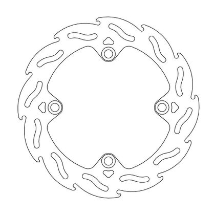 Disque de frein Wave Moto Master arrière MM Flame Fixe