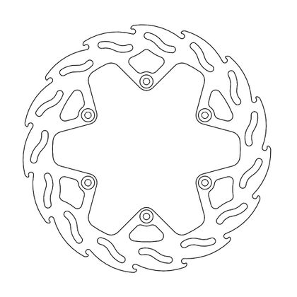 Disque de frein Wave Moto Master arrière MM Flame Fixe