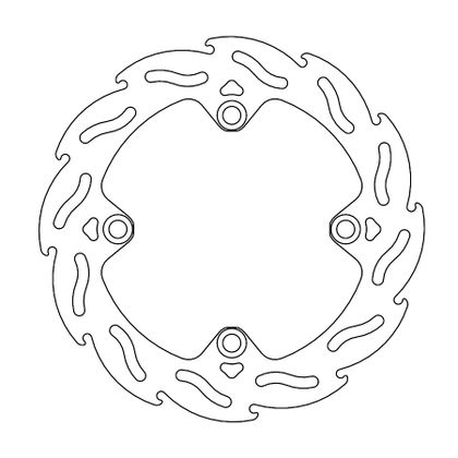 Disque de frein Wave Moto Master arrière MM Flame Fixe