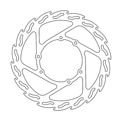 Disque de frein Wave Moto Master avant MM Flame Fixe