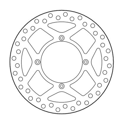 Disque de frein Wave Moto Master Disque avant Offroad MM Vintage Kawasaki KX125/250 (89/02),