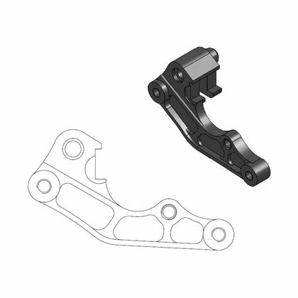 Etriers de frein Moto Master Support MM Oversize 260