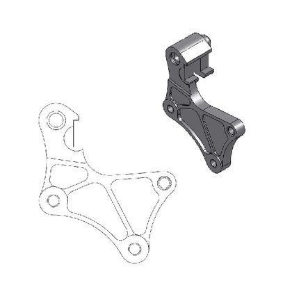 Moto Master Offroad Support MM SM Street Yamaha TT600R Brake disc support
