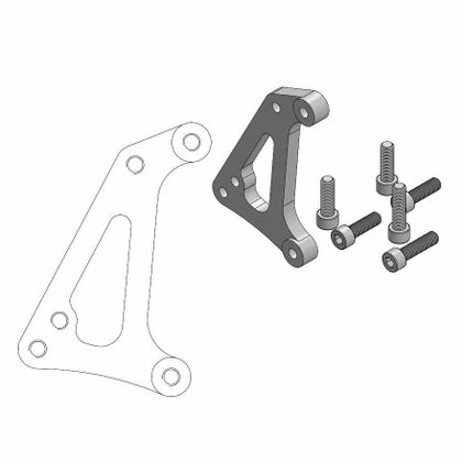 Moto Master Offroad Support MM SM Racing KTM, HVA Brake disc support