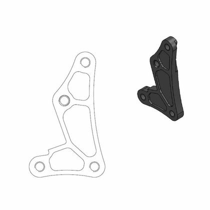 Moto Master Offroad MM Oversize CRF150 Brake disc support
