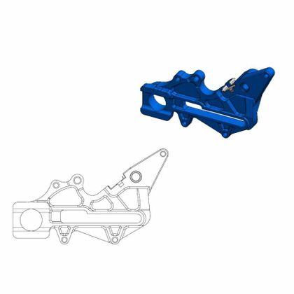 Moto Master rear Offroad MM 220 HVA incl Magura clip Brake disc support