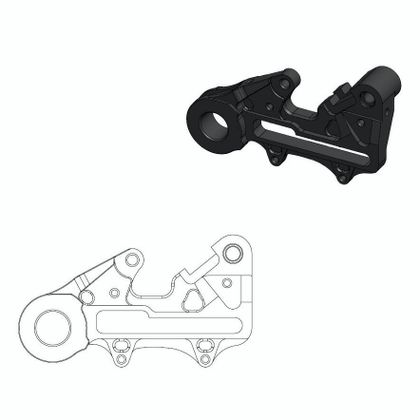 Moto Master rear Brake disc support