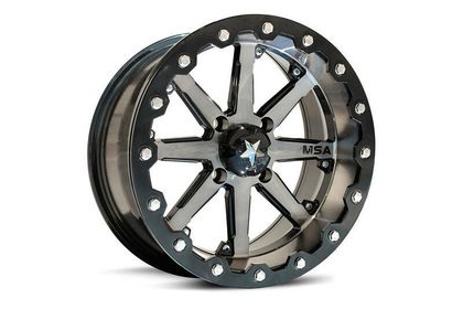 Disk MSA WHEELS M21 Lok Utility - strieborná čierna 15X7 Ref : MSA00004A / 1049662 