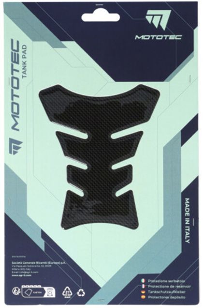 Mototec T1 CARBON Universal Tank cover Ref : MTT00001A / 670042 