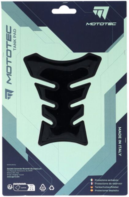 Mototec T1 BLACK Universal Tank cover Ref : MTT00002A / 670043 