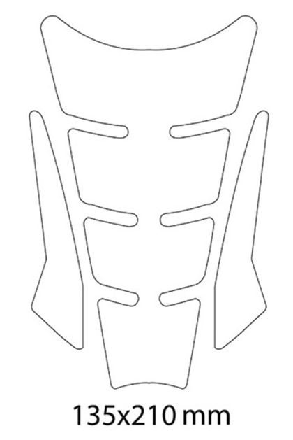 Mototec T4 BLACK Universal Tank cover