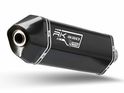 Silencieux Mivv Speed Edge Black inox noir/casquette carbone