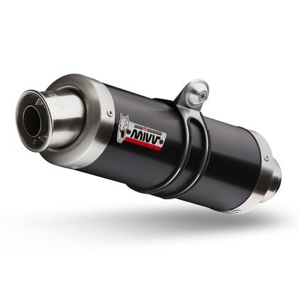 Mivv GP Stainless Steel Black/Stainless Steel End Cap Silencer