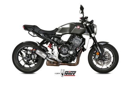 Silencieux Mivv MK3 inox/casquette inox Ref : MV00173A / 1096355001 HONDA 1000 CB 1000 R NEO SPORTS CAFE ABS (SC80) - 2018 - 2023