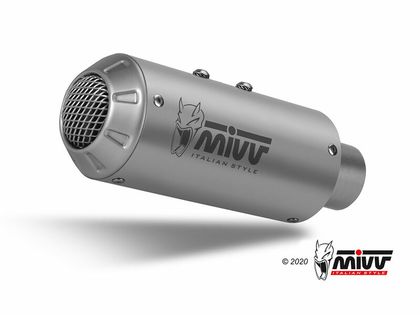 Silencieux Mivv MK3 inox/casquette inox
