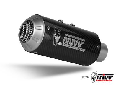 Mivv MK3 - Carbon/Stainless Steel Full Line Ref : MV00180A / 1106512 HONDA 125 CB 125 R NEO SPORT CAFE ABS (JC79) - 2021 - 2022