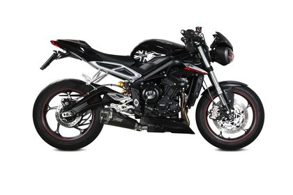 Silencieux Mivv Delta Race inox noir/carbone