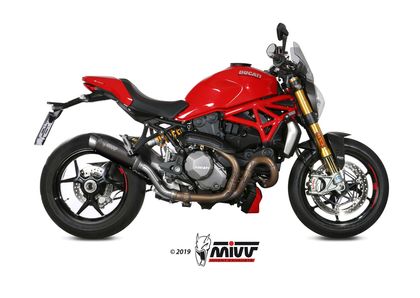 Mivv GP Pro Steel Black/RVS eindkap Geluiddemper