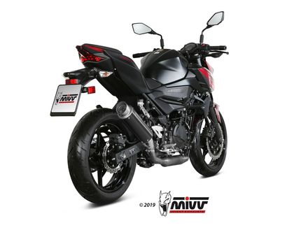 Mivv GP Pro Steel Black/Endkappe Edelstahl Schalldämpfer