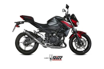 Mivv GP Pro Steel Black/Endkappe Edelstahl Schalldämpfer
