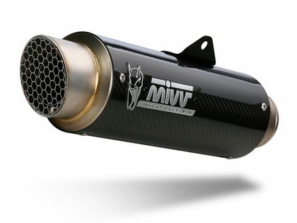 Mivv GP Pro Silencer Carbon/Stainless Steel End Cap Geluiddemper