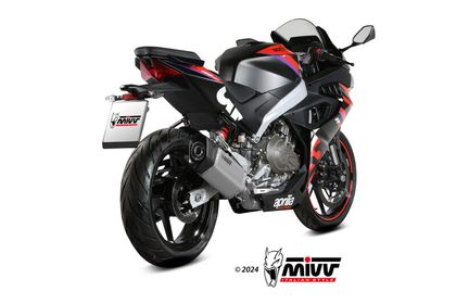 Mivv SR - 1 Exhaust System Full Line Ref : MV00283A / 1147850002 APRILIA 457 RS 457 - 2024 - 2025
