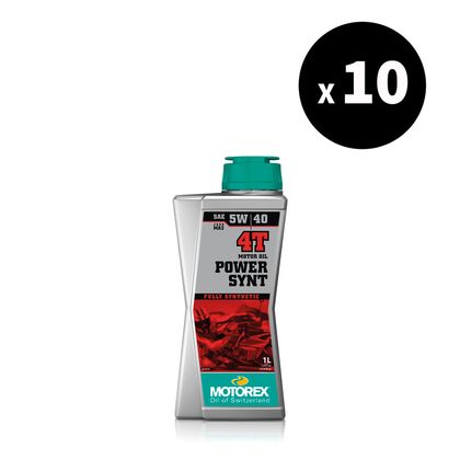 Huile moteur Motorex Power Synt - 5W40 10x1L Universel
