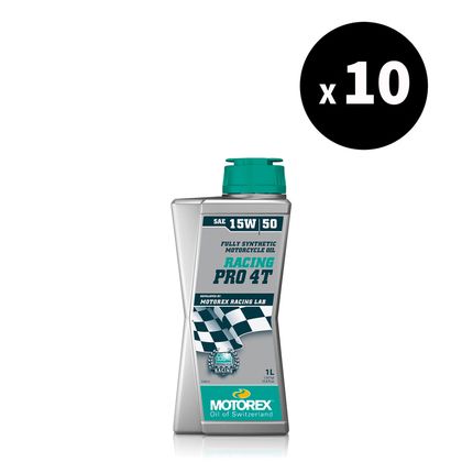 Huile moteur Motorex Racing Pro - 15W50 10x1L Universel