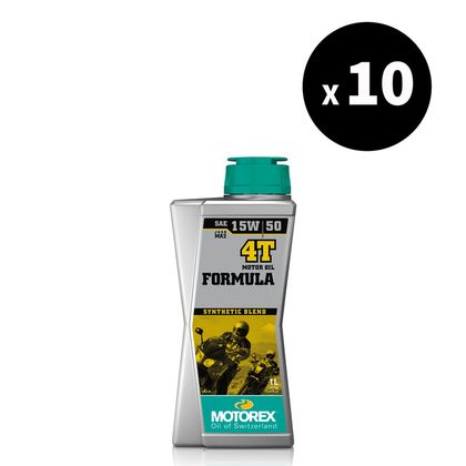 Huile moteur Motorex Formula - 15W50 10x1L Universel