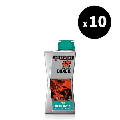 Huile moteur Motorex Boxer - 15W50 10x1L Universel