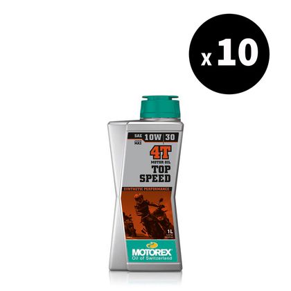 Huile moteur Motorex Top Speed - 10W30 10x1L Universel