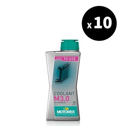 Liquide de refroidissement Motorex Liquide de Coolant M3.0 - 10x1L Universel