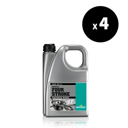 Huile moteur Motorex Four Stroke - 20W50 4L x4 Universel