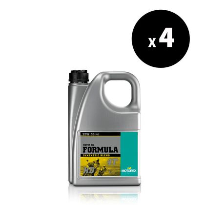 Huile moteur Motorex Formula - 20W50 4L x4 Universel