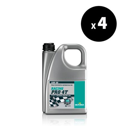 Huile moteur Motorex Racing Pro - 15W50 4L x4 Universel
