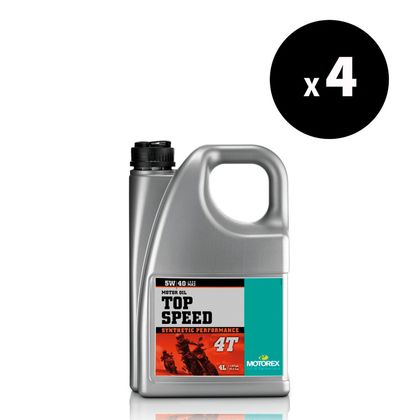Huile moteur Motorex Top Speed - 5W40 4L x4 Universel