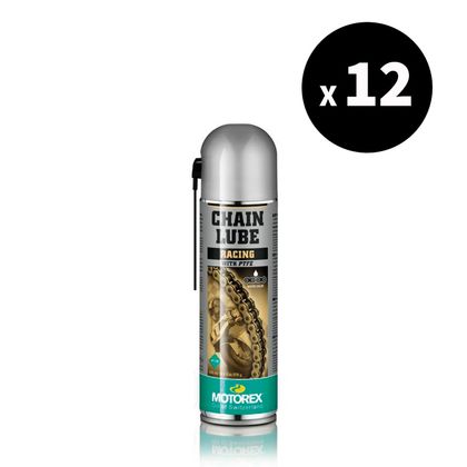 Produit d'entretien Motorex Lubrifiant chaîne Chainlube Racing - spray 500ml x12 Universel
