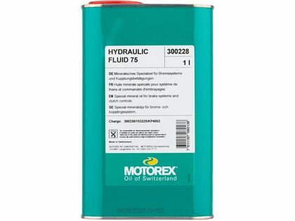 Produit d'entretien Motorex Fluide de transmission Hydraulic Fluid 75 - 1L x12 Universel
