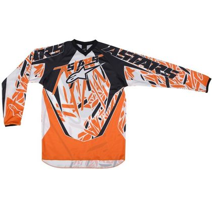 Maillot cross Alpinestars YOUTH RACER GEAR JERSEY ORANGE BLACK 