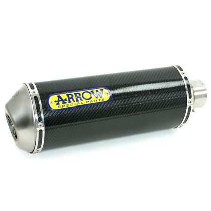 Silencioso Arrow Aluminio Dark Maxi Race-Tech terminación de acero Ref : 71708AON / CMB71708AON+71343MI 