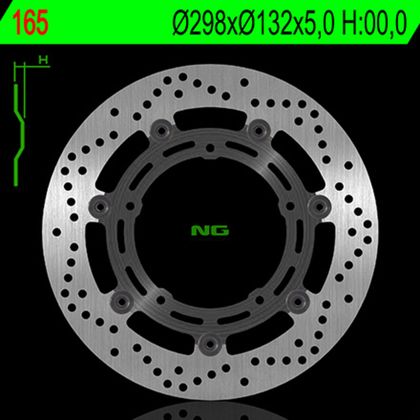 NG floating Brake disc Round