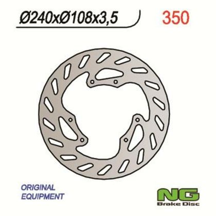 Disco del freno Rond NG Disco freno NG BRAKES rotondo fisso Ref : NGD00136A / 1024059 GAS-GAS 50 EC 50 ROOKIE - 2001 - 2005