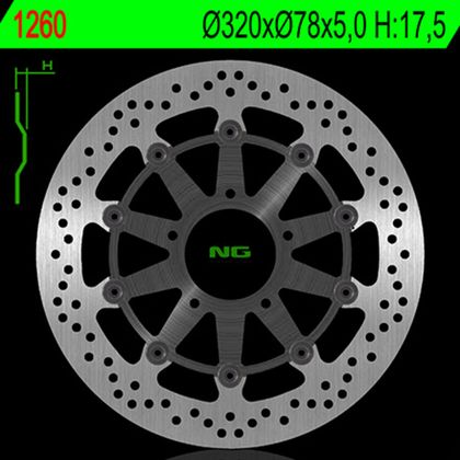 NG NG Floating Brake disc Round