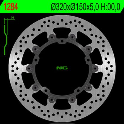 Disque de frein Rond NG BRAKES flottant